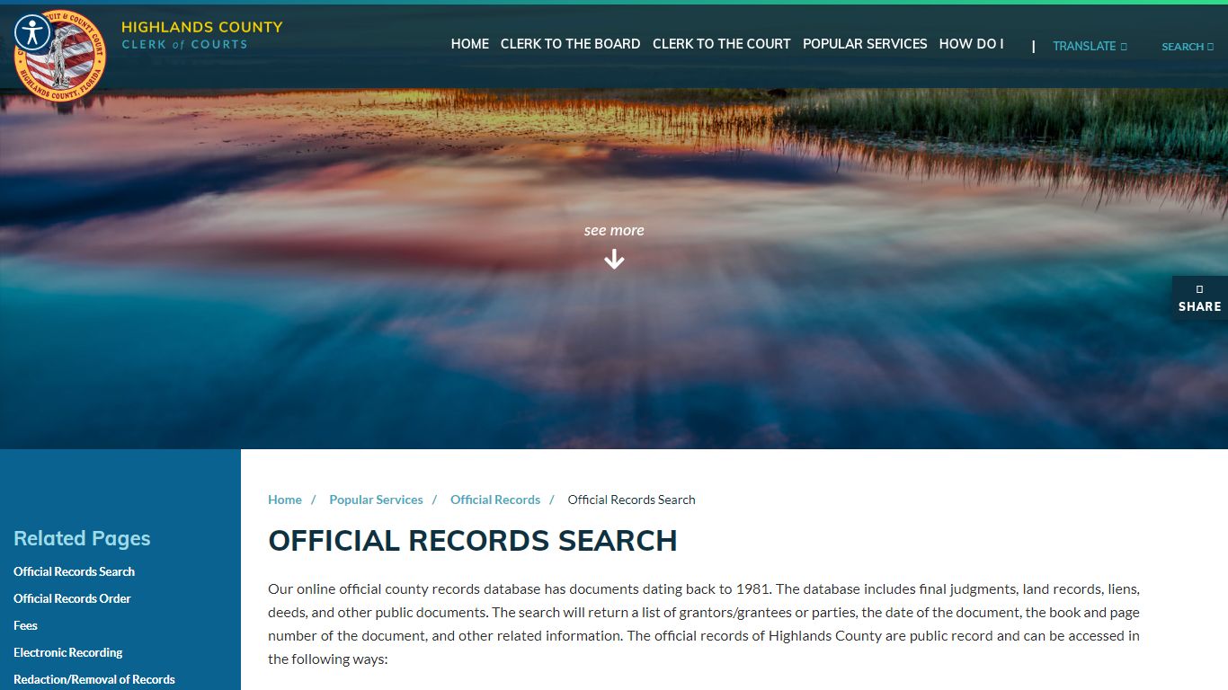 Official Records Search